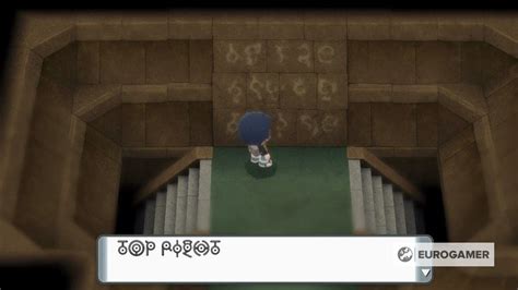 Solaceon Town and Solaceon Ruins Unown .